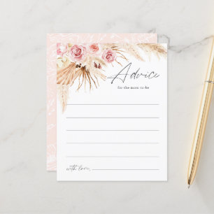 Aconselhamento para Chá de menina, Boho Floral ros