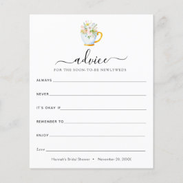 Aconselhamento para o recém-casado Bridal Tea