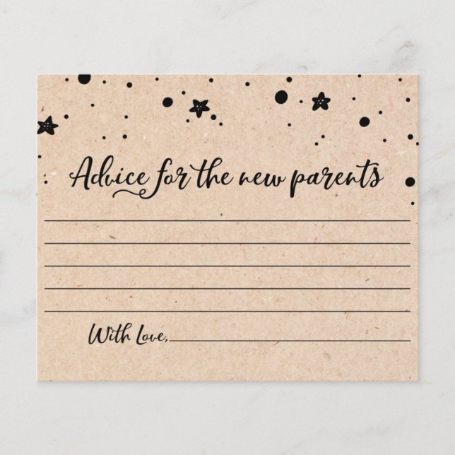 Aconselhamento para os novos pais Festa de Chá de  (Frente)