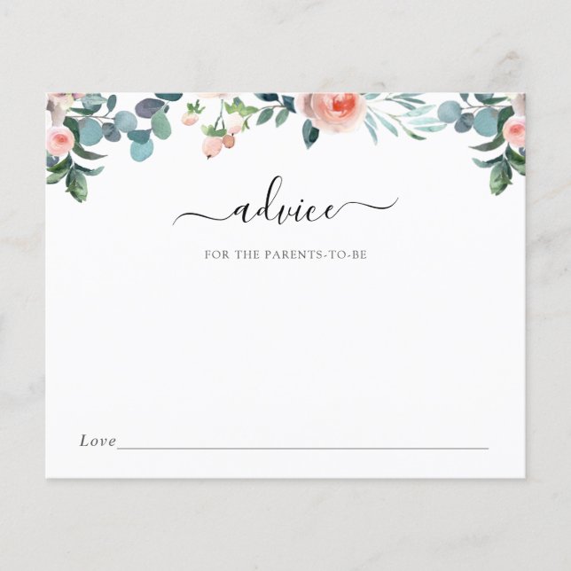 Aconselhamento sobre Chá de chá bebê para os futur (Frente)