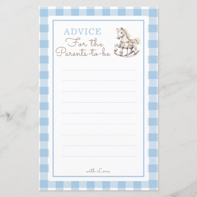 Aconselhamento sobre Chás de fraldas de Cavalo Fog (Frente)