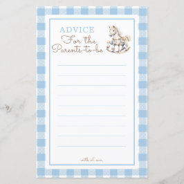 Aconselhamento sobre Chás de fraldas de Cavalo Fog