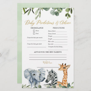 Aconselhamento sobre previsões de bebês para anima