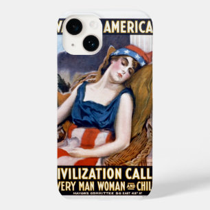 Acorde América! Arte Patriótica Vintage da Liberda