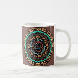 Acorde e cheire a caneca de café