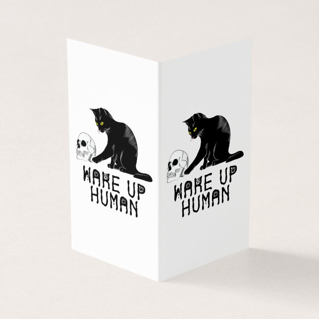 Acorde Humano - Gato Engraçado Com Caveira (Exterior)