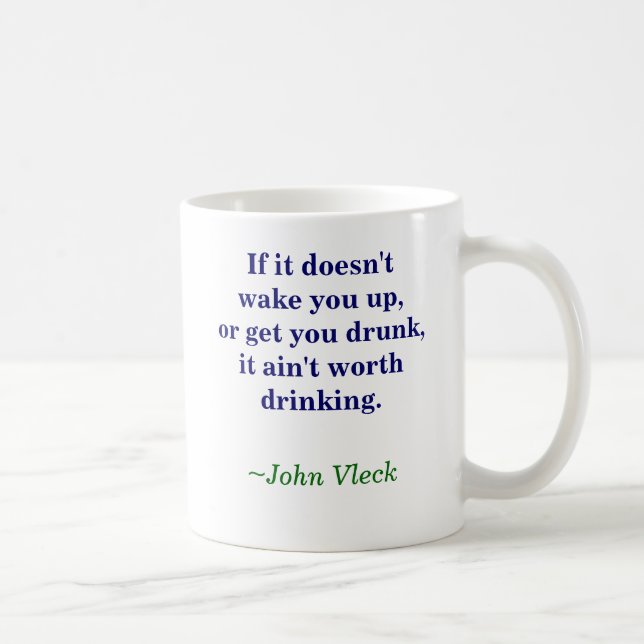 Acorde, obtenha caneca de café bêbeda (Direita)