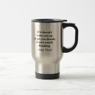 Acorde, obtenha caneca de viagem bêbeda