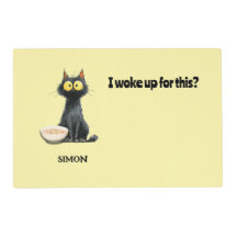 Acordei Por Isso? Gato Preto Personalizado