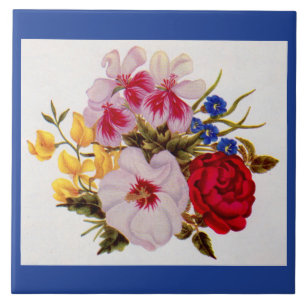 Acordo de flores de buquê do século XVIII
