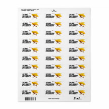 Acorn elf voando em folha - etiqueta de prioridade