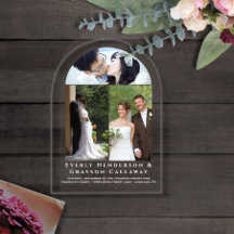 Acr De Casamento De Fotos Simples Moderno E Minima