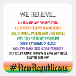 Acreditamos que é um adesivo quadrado