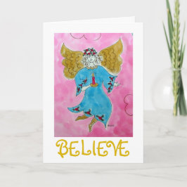 Acredite em Angel - Cartão de Natal