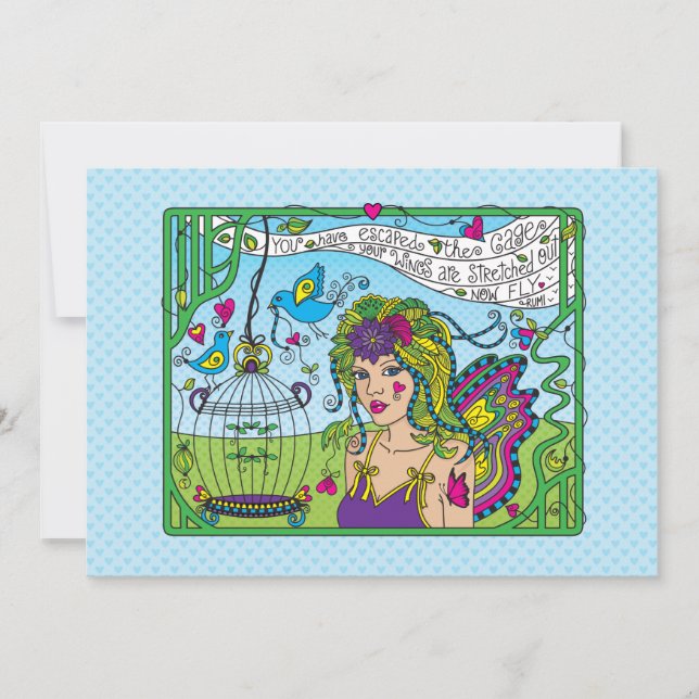 Acredite em si mesmo_Placa plana 7" x 5" (Frente)