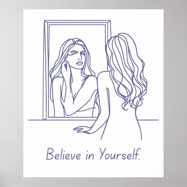 Acredite em si mesmo - Poster de capacitação (Frente)