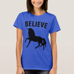 ACREDITE EM T-shirts UNICORN e camisas de suor