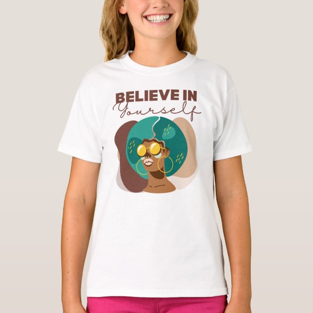 Acredite em você mesmo camiseta bebê (Frente)