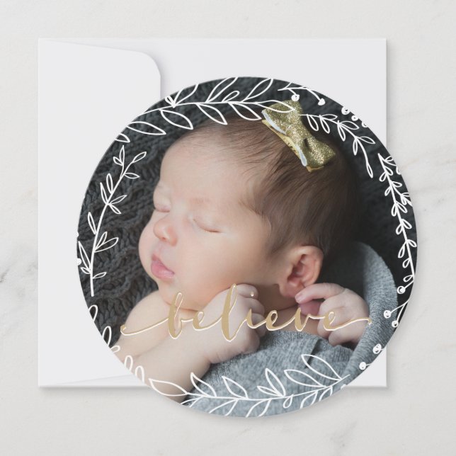 Acredite - Frasto / cartão de natal (Frente)