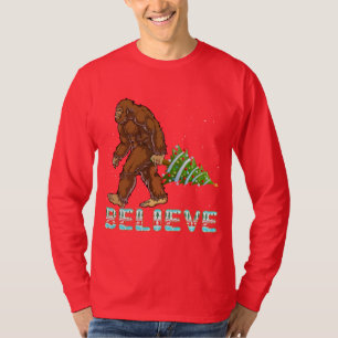 Acredite na camisa do Pé Grande Presente de Nata