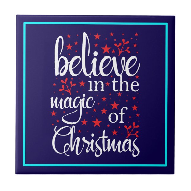 Acredite na Magia do Natal (Frente)
