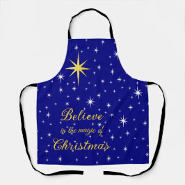 Acredite na Mágica da Impressão de Natal Apron