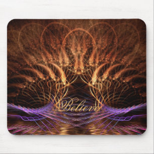 Acredite no Mousepad Fractal do Palco