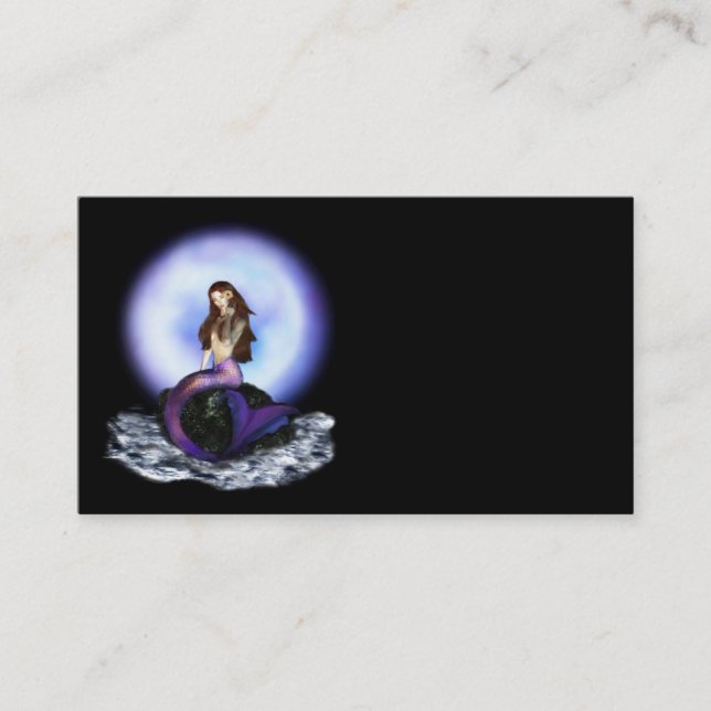 Acredite o cartão de visita da sereia (Frente)