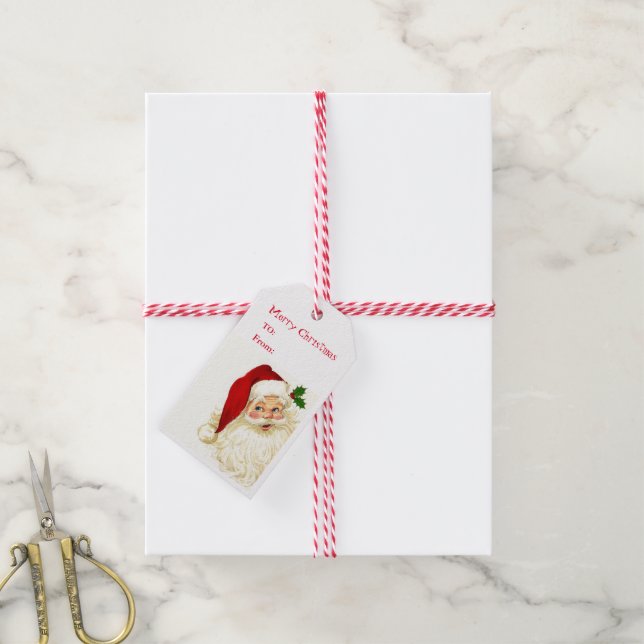 Acreditem nas Etiquetas de presentes de Natal dos  (Com cordão)