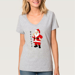 Acreditem que Papais noeis personalizam a camiseta