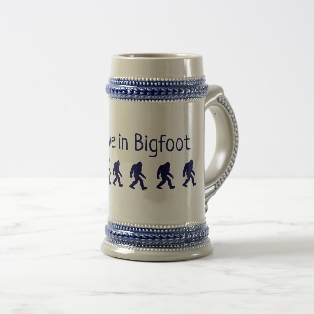 Acredito na Caneca de cerveja de Cerveja Bigfoot (Frente Esquerda)