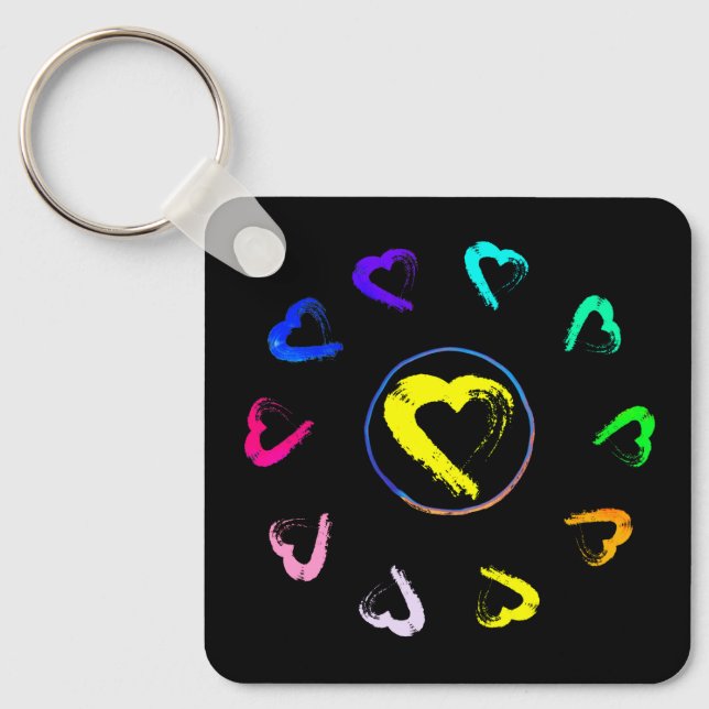 Acríl - Chaveiro de metal solar (Frente)