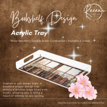 Bandeja de acrílica de Design de estante