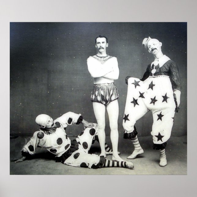 Acrobat e Palhaços Poster (Frente)