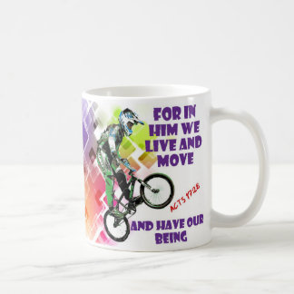 Actua biking da montanha da caneca da bíblia do