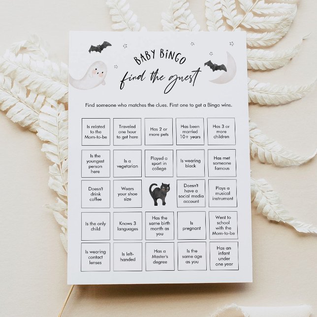 AÇÚCAR Encontre O Cartão De Jogo De Bebê Convidado (Criador carregado)