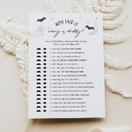 AÇÚCAR Que O Disse Mamãe Ou Cartão De Jogo De Bebê