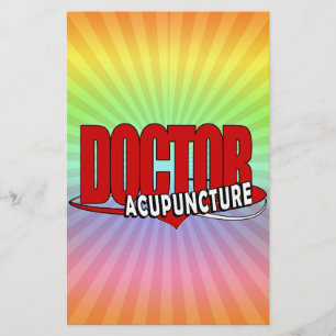 ACUPUNTURA DO MÉDICO DE LOGOTIPO