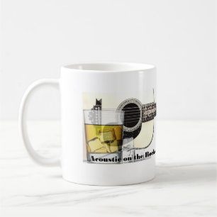 "Acústico caneca de café nas rochas" básica