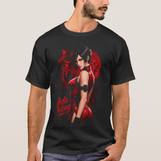 Ada Horror Wong Arte 26 | Camiseta Preta Básica