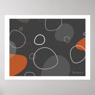 Adakame - Poster de Abstrato retromoderno