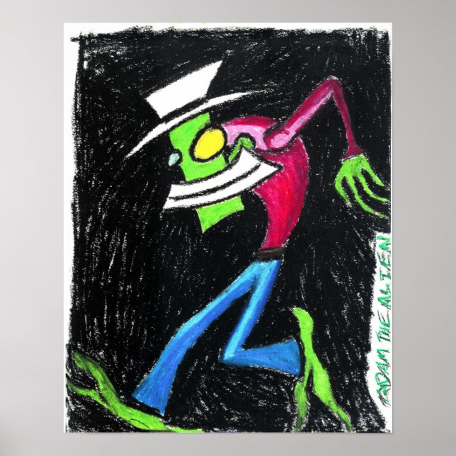 Adam, a Poster de Alienígena (Frente)