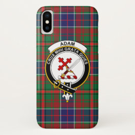 Adam Ancian Scottish Clan Tartan Capa de telefone