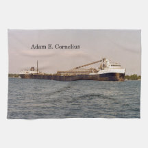 Adam E. Cornelius, toalha de cozinha