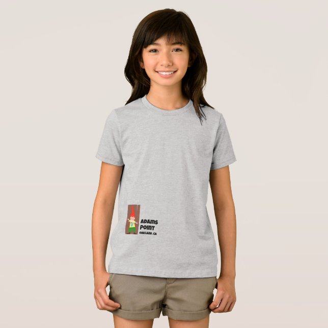 Adams Point Gnome Kids T-Shirt (Frente Completa)
