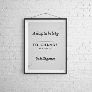Adaptabilidade Para Alterar Poster Motivacional