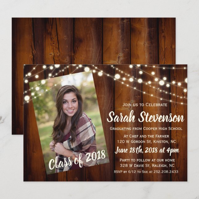 ADD FOTO - Convite para apresentação de graduação (Frente/Verso)