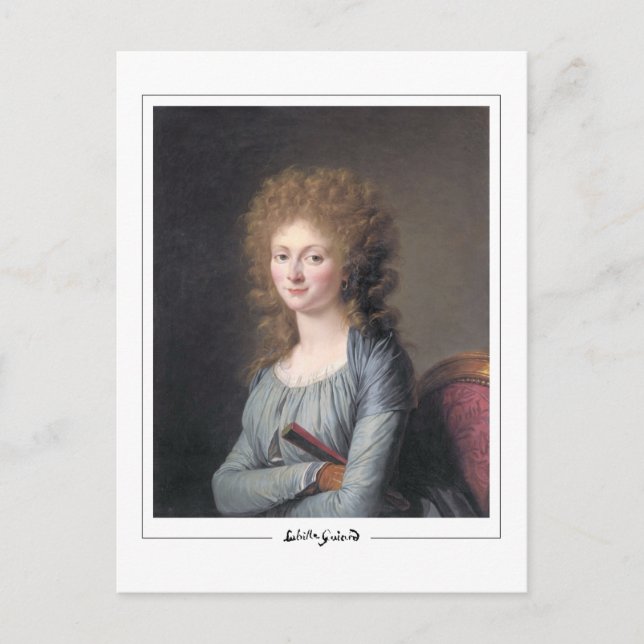 Adélaïde Labille-Guiard #6 - Cartão Postal de Arte (Frente)