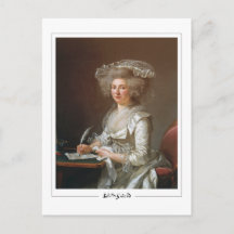 Adélaïde Labille-Guiard #8 - Cartão postal de arte