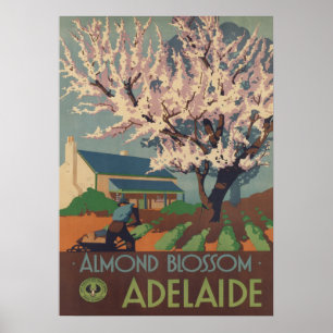 Adelaide, Poster de Viagens vintage da Austrália